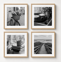 Set x4 cuadros personalizados 29,4x29,4 con passepartout