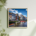 Gante Canal, Belgica "Colección Paises"